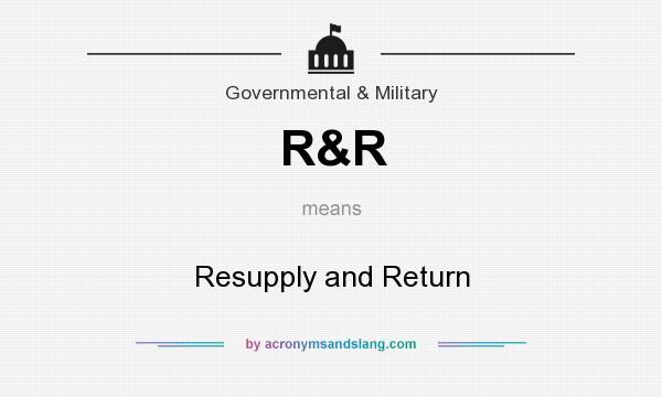 What does R&R mean? It stands for Resupply and Return