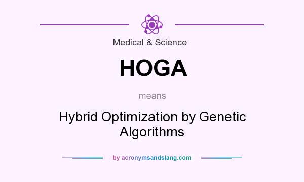 What does HOGA mean? It stands for Hybrid Optimization by Genetic Algorithms