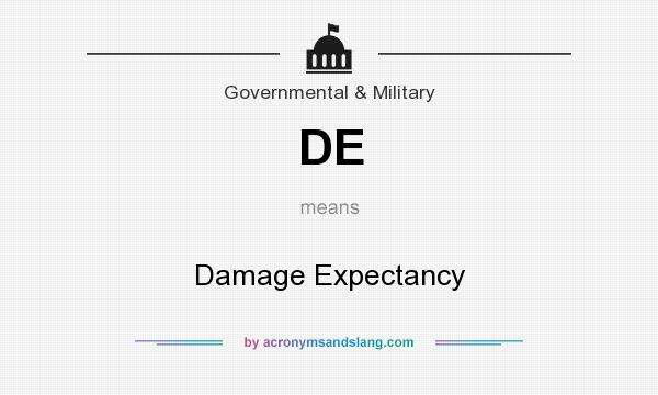 What does DE mean? It stands for Damage Expectancy