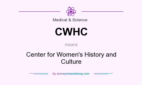 What does CWHC mean? It stands for Center for Women`s History and Culture