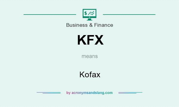 What does KFX mean? It stands for Kofax