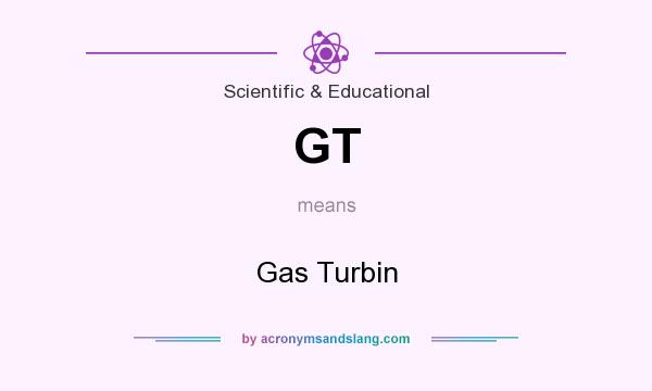 What does GT mean? It stands for Gas Turbin