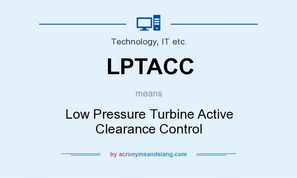 What does LPTACC mean? It stands for Low Pressure Turbine Active Clearance Control