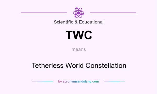 What does TWC mean? It stands for Tetherless World Constellation