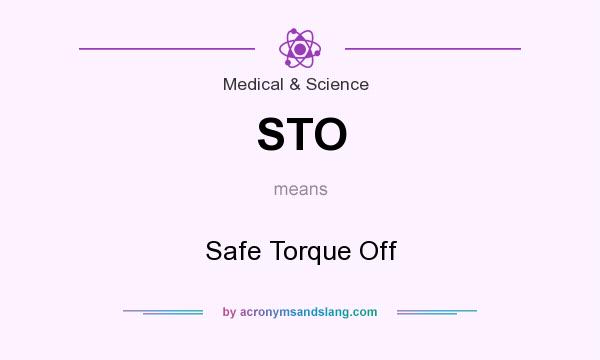 What does STO mean? It stands for Safe Torque Off