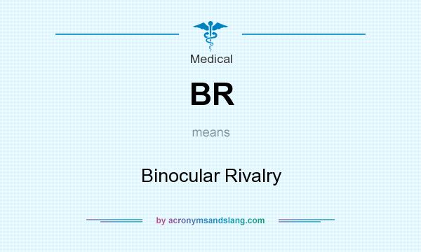 What does BR mean? It stands for Binocular Rivalry