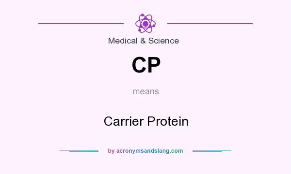 What does CP mean? It stands for Carrier Protein