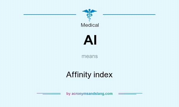 What does AI mean? It stands for Affinity index