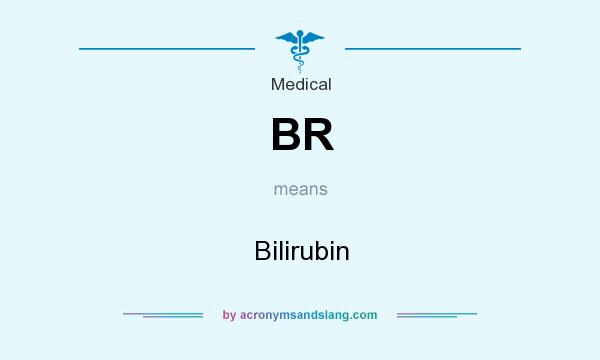 What does BR mean? It stands for Bilirubin