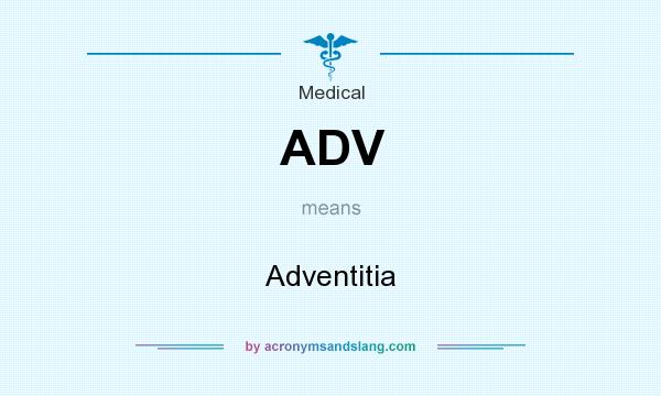 What does ADV mean? It stands for Adventitia