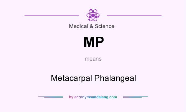 What does MP mean? It stands for Metacarpal Phalangeal