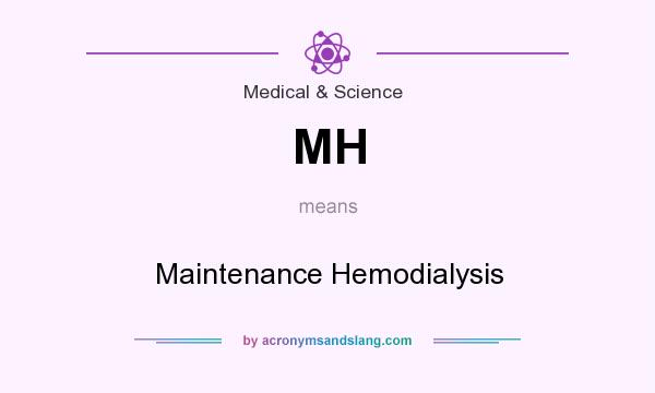 What does MH mean? It stands for Maintenance Hemodialysis