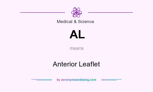 What does AL mean? It stands for Anterior Leaflet