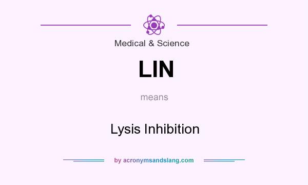 What does LIN mean? It stands for Lysis Inhibition
