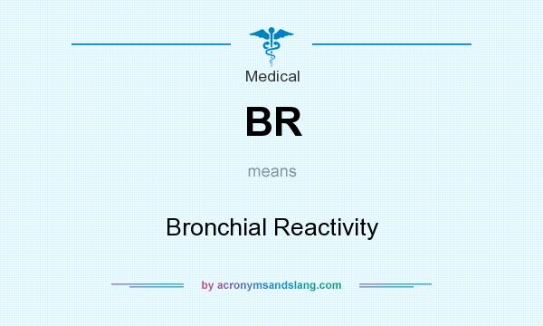 What does BR mean? It stands for Bronchial Reactivity