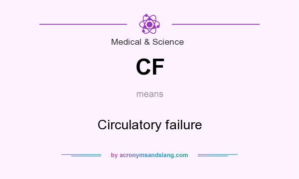 What does CF mean? It stands for Circulatory failure