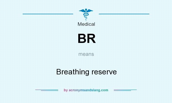 What does BR mean? It stands for Breathing reserve