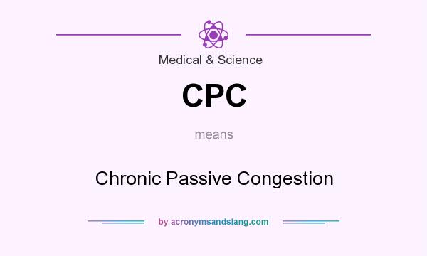 What does CPC mean? It stands for Chronic Passive Congestion