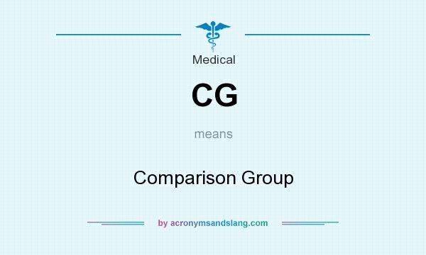 What does CG mean? It stands for Comparison Group