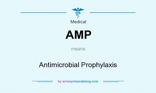 What does AMP mean? It stands for Antimicrobial Prophylaxis