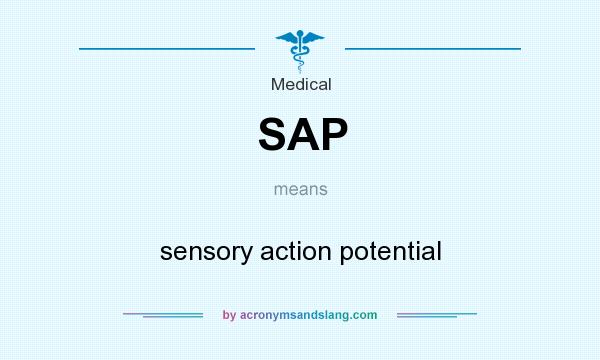 What does SAP mean? It stands for sensory action potential