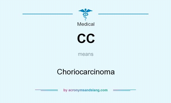 What does CC mean? It stands for Choriocarcinoma