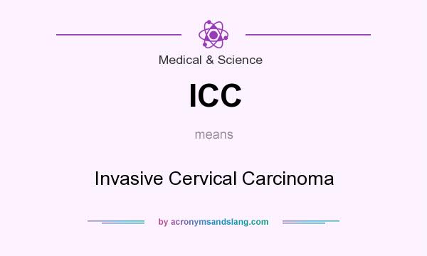 What does ICC mean? It stands for Invasive Cervical Carcinoma