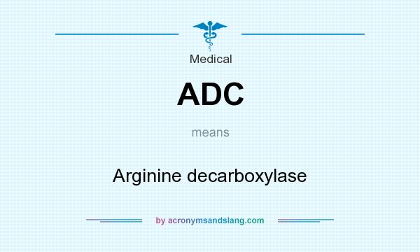 What does ADC mean? It stands for Arginine decarboxylase