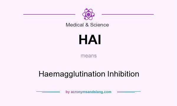 What does HAI mean? It stands for Haemagglutination Inhibition