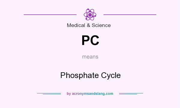What does PC mean? It stands for Phosphate Cycle