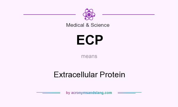 What does ECP mean? It stands for Extracellular Protein
