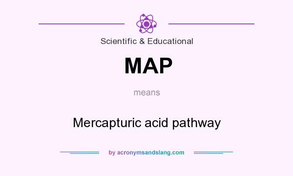 What does MAP mean? It stands for Mercapturic acid pathway