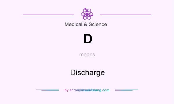 What does D mean? It stands for Discharge