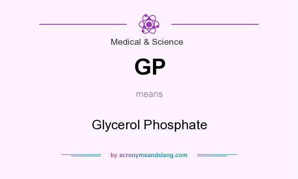 What does GP mean? It stands for Glycerol Phosphate