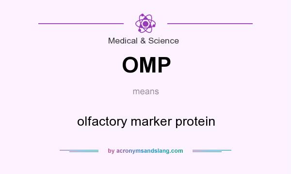 What does OMP mean? It stands for olfactory marker protein