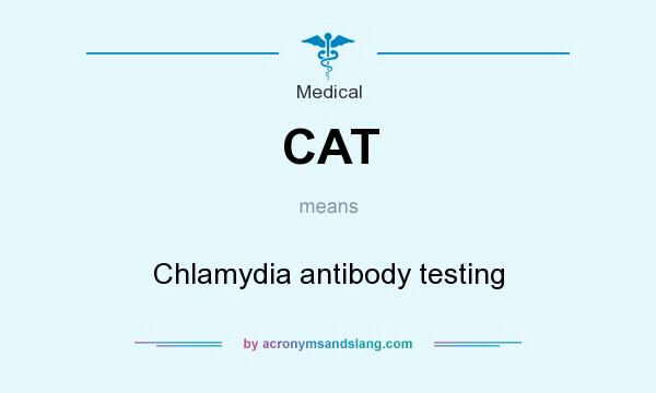 What does CAT mean? It stands for Chlamydia antibody testing