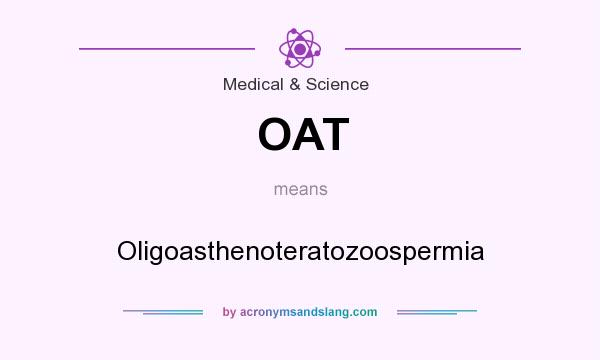 What does OAT mean? It stands for Oligoasthenoteratozoospermia