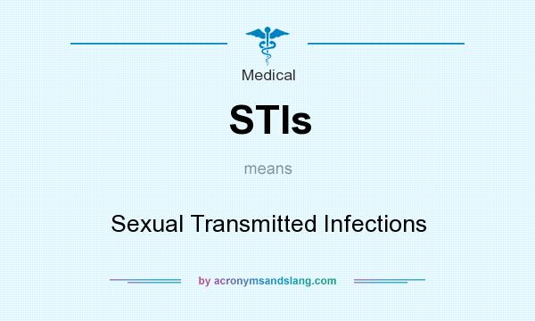 What does STIs mean? It stands for Sexual Transmitted Infections