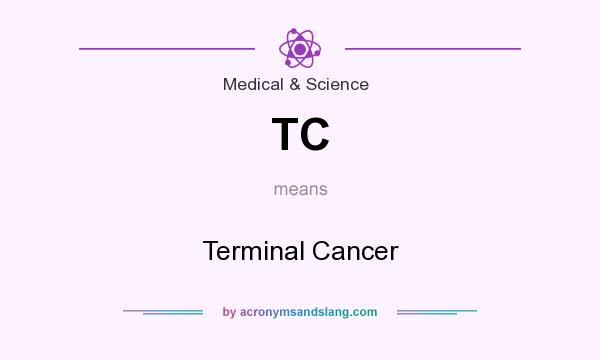 What does TC mean? It stands for Terminal Cancer