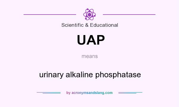 What does UAP mean? It stands for urinary alkaline phosphatase