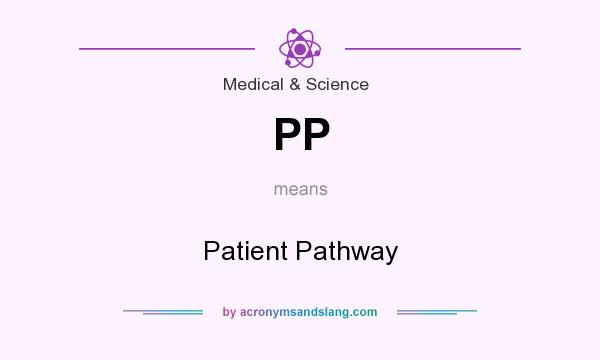What does PP mean? It stands for Patient Pathway
