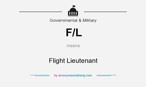 What does F/L mean? It stands for Flight Lieutenant