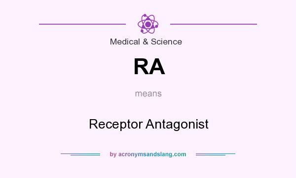 What does RA mean? It stands for Receptor Antagonist