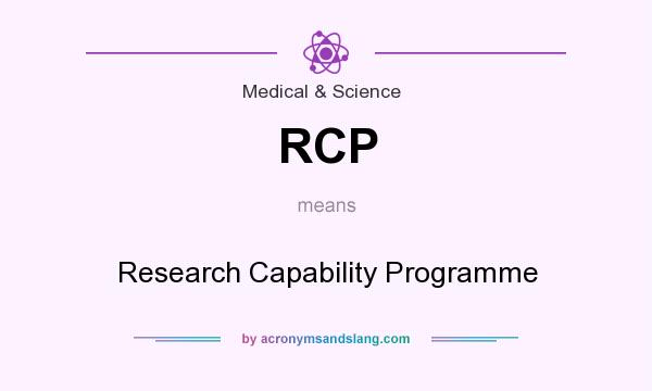 What does RCP mean? It stands for Research Capability Programme