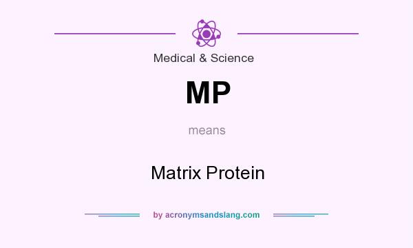 What does MP mean? It stands for Matrix Protein