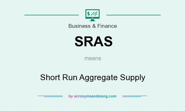 What does SRAS mean? It stands for Short Run Aggregate Supply