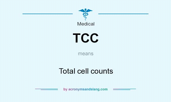 What does TCC mean? It stands for Total cell counts