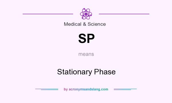 What does SP mean? It stands for Stationary Phase