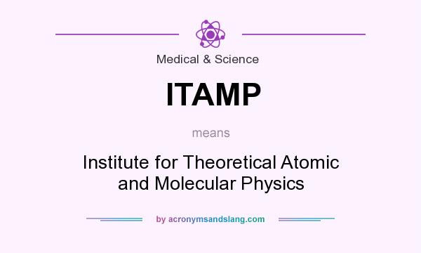 What does ITAMP mean? It stands for Institute for Theoretical Atomic and Molecular Physics