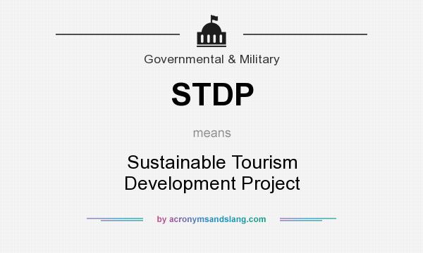 What does STDP mean? It stands for Sustainable Tourism Development Project
